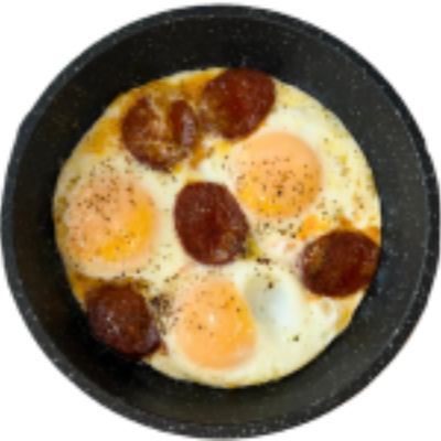 Eggs & Sujuk Skillet